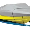 Waterproof Boat Cover, Sun Protection, Marine Canvas, 17-19' V-Hull<Pyle New