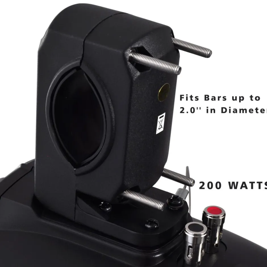 Waterproof Marine Speakers 200W LED Lights 6.5" Dual Subwoofer<Pyle