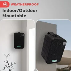 Waterproof Outdoor Speaker System, 5.25