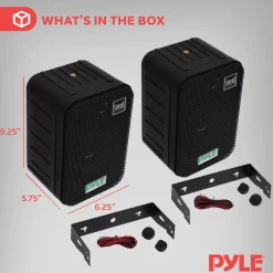 Waterproof Outdoor Speaker System, 5.25