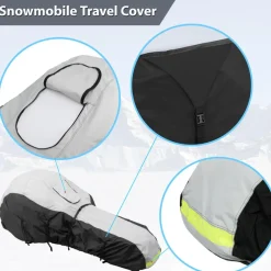 Waterproof Snowmobile Cover, Protects from Rain, Marine Grade Polyester<Pyle New