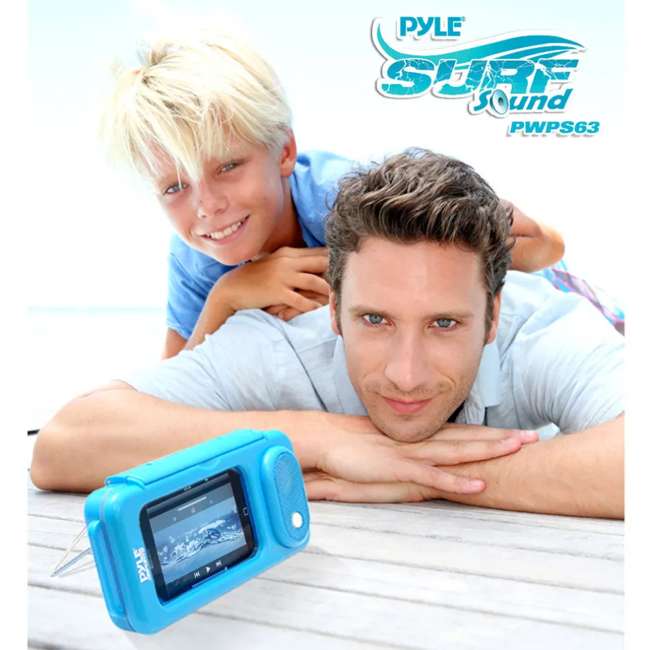 Waterproof Speaker Case - Amplifies Sound - Touchscreen Use - Black<Pyle Outlet