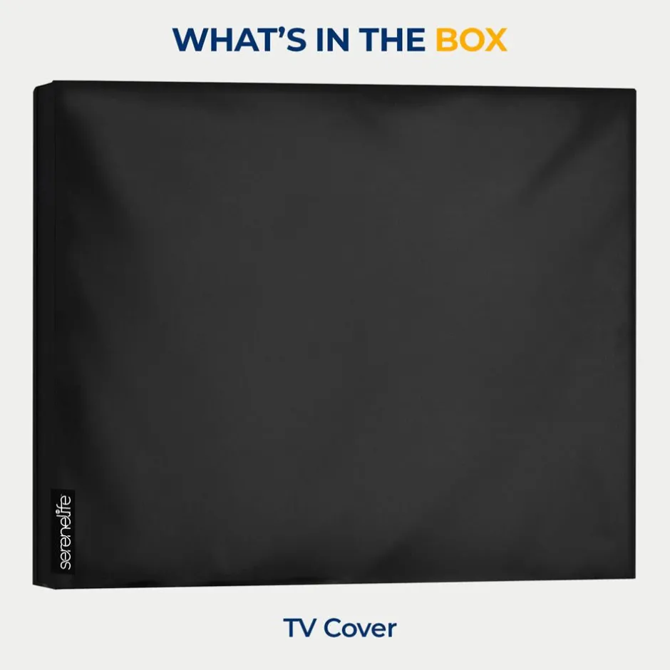 Waterproof TV Cover 60-70" - Weatherproof, Dustproof, Remote Pocket<SereneLife New