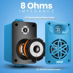 2-Way Indoor/Outdoor Speaker System<Pyle Discount