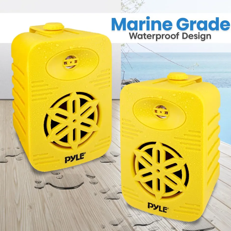 2-Way Indoor/Outdoor Speaker System<Pyle New