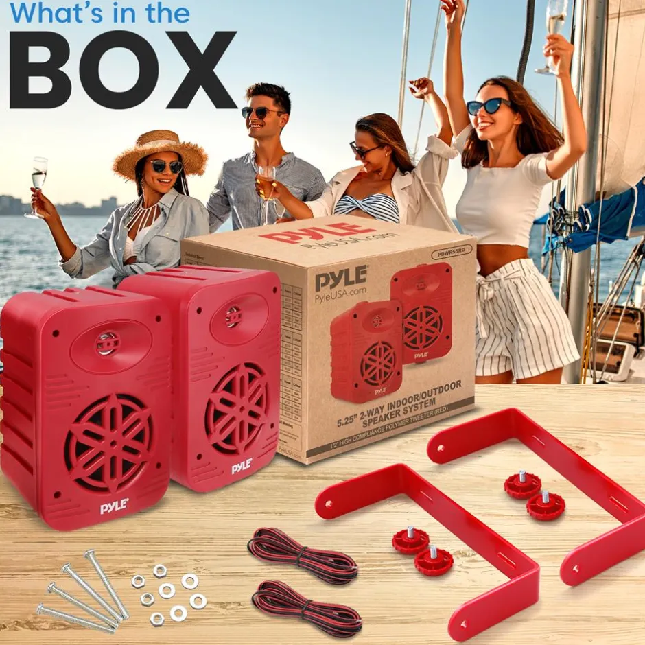 2-Way Indoor/Outdoor Speaker System<Pyle Sale