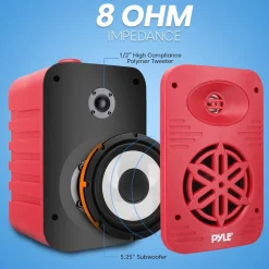 2-Way Indoor/Outdoor Speaker System<Pyle Sale