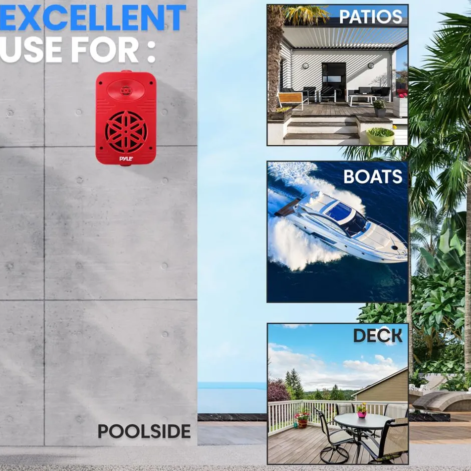 2-Way Indoor/Outdoor Speaker System<Pyle Sale