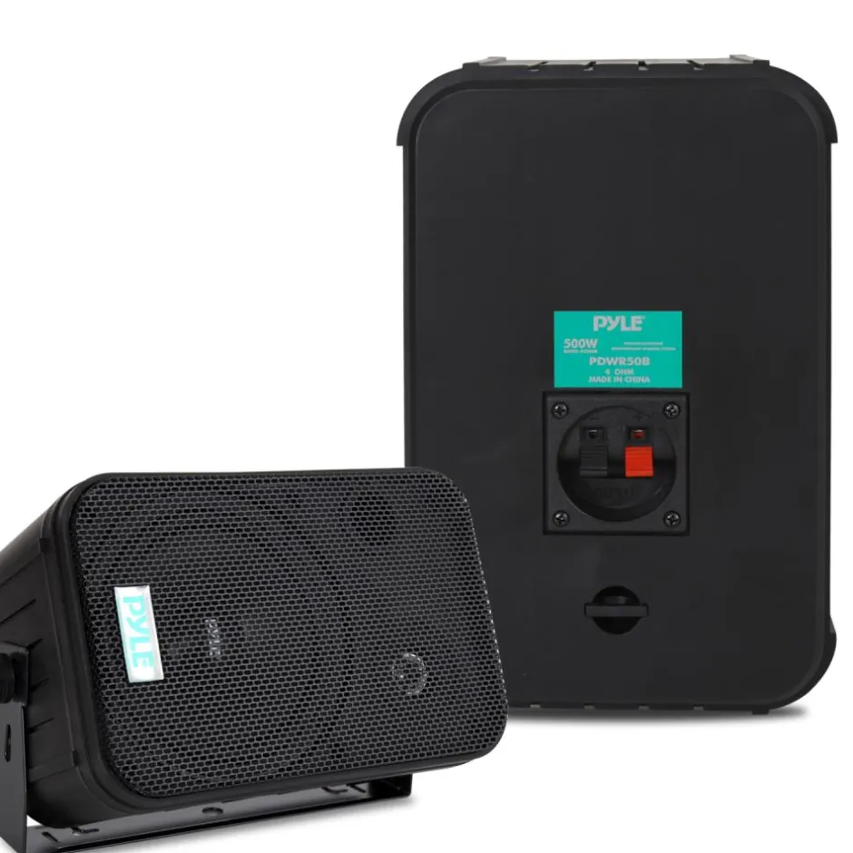 2-Way Speaker System 500W Waterproof Aluminum Woofer<Pyle Clearance