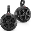 2-Way Waterproof Off-Road Speakers 800W Marine Grade, 4" Woofer, Black<Pyle Discount