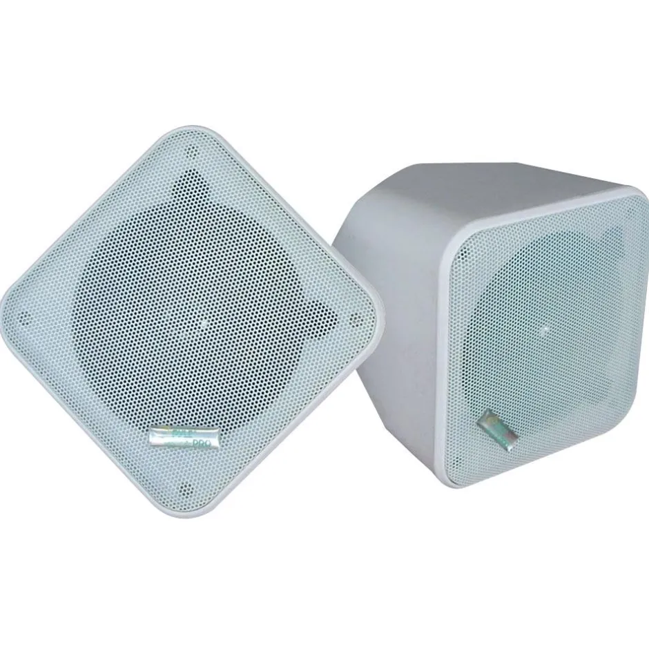 Weatherproof 2-Way Speakers, Max Bass, Marine Grade, White (Pair)<Pyle Hot