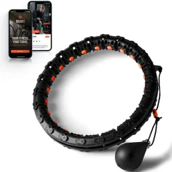 Weighted Exercise Hula Hoop for Weight Loss, Adjustable 22-Piece Design<SQUATZ Outlet