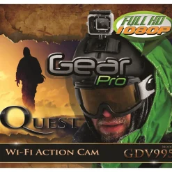 Wi-Fi Action Cam 1080p Video 16MP Waterproof Case 2.0'' LCD Display<Pyle Outlet