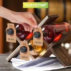 Wine Bottle Tags, Customizable Brown Paper, 200 Pcs for Cellar Collection<SereneLife New