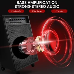 Wireless & Portable Bluetooth Pa Speaker<Pyle Clearance