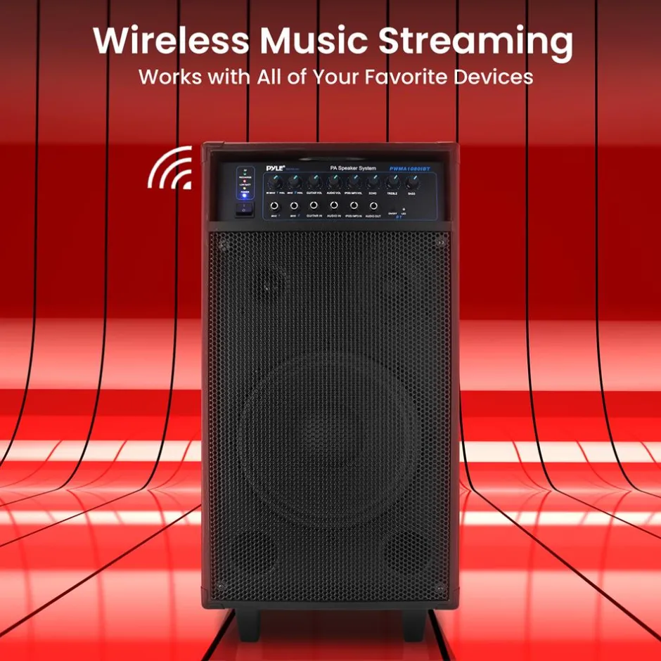 Wireless & Portable Bluetooth Pa Speaker<Pyle Clearance