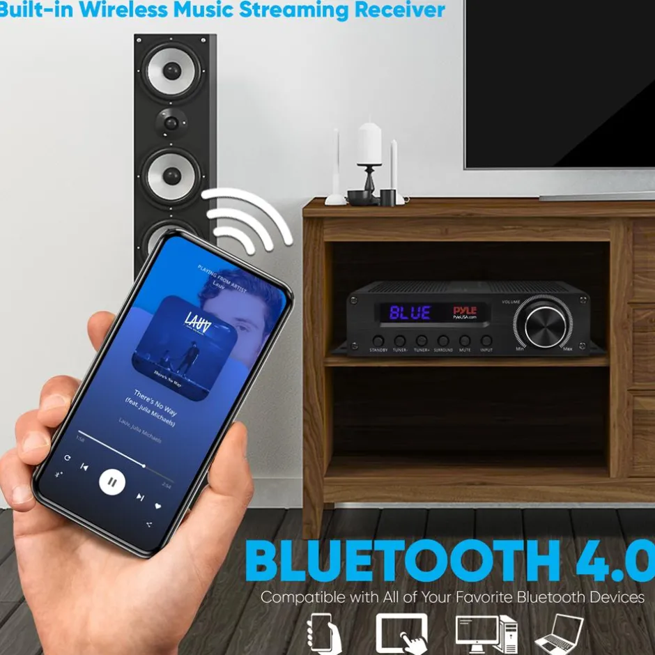 Wireless Bluetooth Amplifier<Pyle Discount