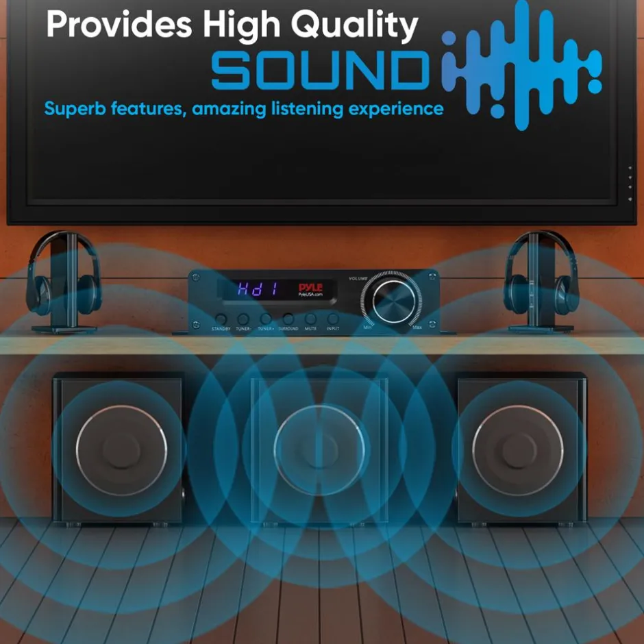 Wireless Bluetooth Amplifier<Pyle Discount