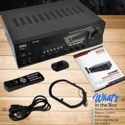Wireless Bluetooth Amplifier 300W 4-Channel Home Theater Receiver<Pyle Sale