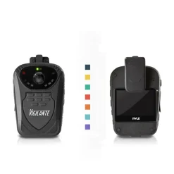 Wireless Body Camera, HD Video, Night Vision, 16GB Memory, Water Resistant<Pyle New
