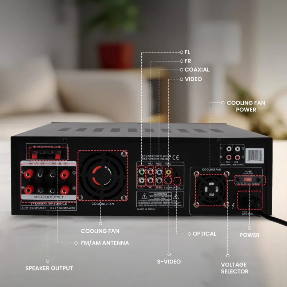 Wireless Bt Home Theater Amplifier Recei<Pyle Discount