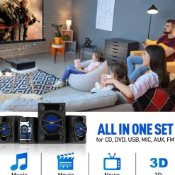 Wireless Bt Streaming Dvd Stereo System<Pyle Online