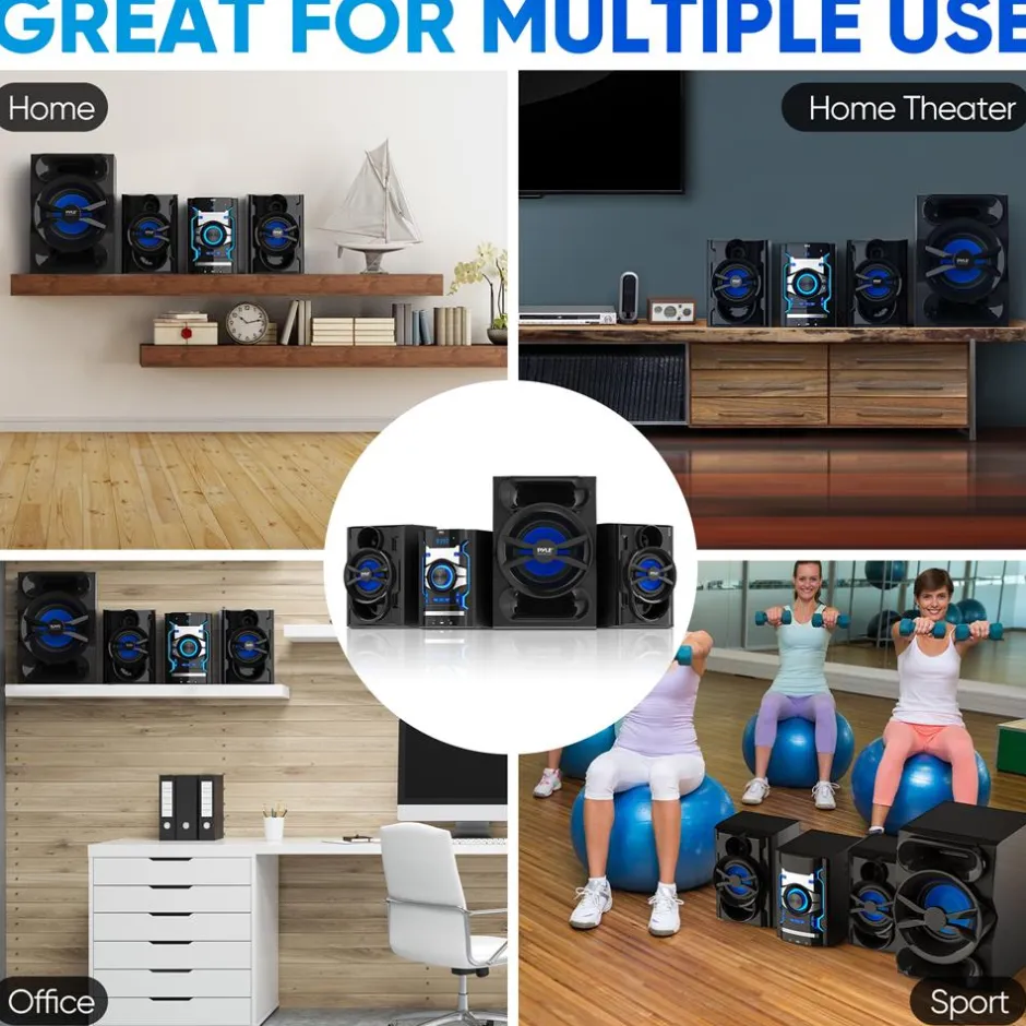 Wireless Bt Streaming Dvd Stereo System<Pyle Online