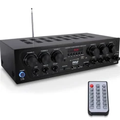 Wireless 6-Ch. Stereo Amplifier 750W Bluetooth Streaming USB/AUX<Pyle Clearance