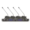 Wireless Conference Mic System, 4-Ch UHF, LCD Display, Rack Mountable<Pyle Hot