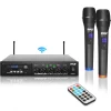 Wireless Karaoke Mic Set, Bluetooth Streaming, Dual Mics, MP3/USB/SD Readers<Pyle Discount
