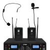 Wireless Mic System 16-Channel UHF LCD Display Rack Mountable<Pyle New