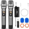 Wireless Microphone System - Reliable UHF Design, Battery Operated<Pyle Clearance