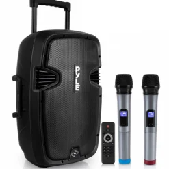 Wireless Portable PA Speaker 1000W Bluetooth 12" Subwoofer Dual System<Pyle Online
