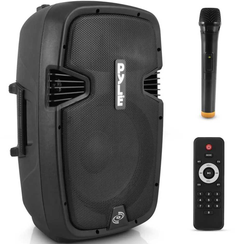Wireless Portable PA Speaker 1000W Bluetooth 12" Subwoofer Waterproof<Pyle Best