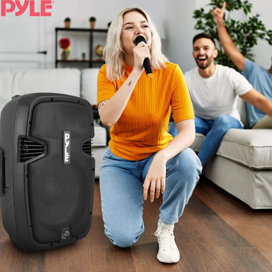 Wireless Portable PA Speaker 1000W Bluetooth 12" Subwoofer Waterproof<Pyle Best