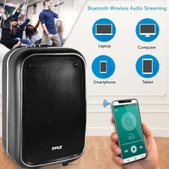 Wireless Portable PA Speaker - 400W Rechargeable Bluetooth System<Pyle Online