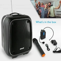 Wireless Portable PA Speaker - 400W Rechargeable Bluetooth System<Pyle Online