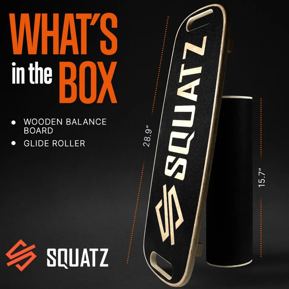 Wooden Balance Board, Relieve Stress, Non-Slip Hardwood Surface<SQUATZ Discount