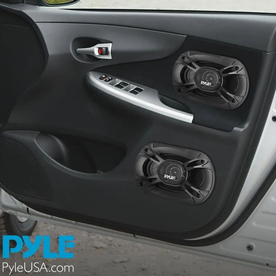 6x9" 500W 4-Way Car Speakers, Low Distortion, Butyl Rubber Surround (Pair)<Pyle Discount